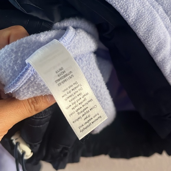 Athleta Blue Two Tone  Zion Micro Fleece 1/2 zip Size Medium - Picture 6 of 7